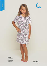 CAMICIA NOTTE BAMBINA M/M U25065 Tellini S.r.l. Ingrosso Abbigliamento